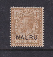 Nauru, SG 12d, MLH "Short Stroke To N" Variety - Nauru