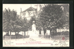 CPA Nuits-Saint-Georges, Monument Tisserand, Directeur De L`Observatoire De Paris  - Nuits Saint Georges