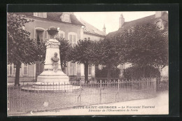 CPA Nuits-Saint-Georges, Le Monument Tisserand, Directeur De L`Observatoire De Paris  - Nuits Saint Georges