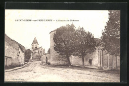 CPA Saint-Seine-sur-Vingeanne, L`Entrée Du Château  - Altri & Non Classificati