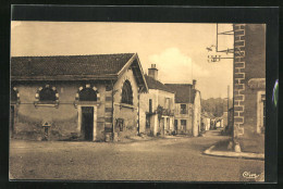 CPA Belan-sur-Ource, La Fontaine Et Rue Du Moulin  - Andere & Zonder Classificatie