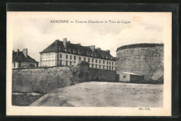 CPA Auxonne, Caserne Chambure Et Tour Du Cygne  - Auxonne
