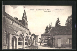 CPA Salives, Le Lavoir Source De La Tille  - Andere & Zonder Classificatie