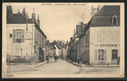 CPA Auxonne, Entrée De La Ville, Route De Dole  - Auxonne