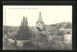 CPA Aignay-le-Duc, L`Eglise Et Les Roches  - Andere & Zonder Classificatie