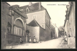 CPA Alise-Ste-Reine, Rue De L`Hopital  - Autres & Non Classés