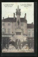 CPA Saint-Jean-de-Losne, Le Monument Commémoratif  - Andere & Zonder Classificatie