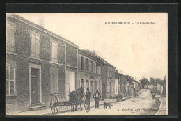 CPA Villiers-en-Lieu, La Grande-Rue  - Autres & Non Classés