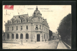 CPA Langres, Hotel De La Caisse D`Epargne  - Langres