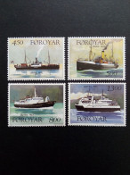FÄRÖER MI-NR. 348-351 POSTFRISCH(MINT) VERSORGUNGSSCHIFF "SMYRIL" 1999 - Ships