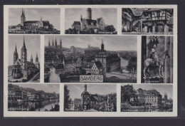 Ansichtskarte Bamberg Michelsberg Altenburg Dom Domreiter Rathaus Concordia - Sonstige & Ohne Zuordnung