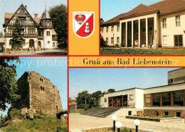 73061260 Bad Liebenstein Postamt Badehaus Burgruine Kulturhaus Wappen Bad Lieben - Bad Liebenstein