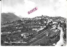 Abruzzo-pescara-penne Stazione Ferroviaria Di Penne Veduta Aerea E Panorama Di Penne Anni 60 - Sonstige & Ohne Zuordnung