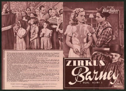 Filmprogramm IFB Nr. 340, Zirkus Barney, Alfred Travers, Louis H. Jackson, Stephan Clarkson, Regie Alfred Travers  - Revistas