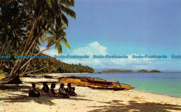 R067840 Old Postcard. Ocean View. Palms And Sands - World