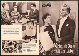 Filmprogramm PFP Nr. 89 /57, Nichts Als Ärger Mit Der Liebe, Sonja Ziemann, Winnie Markus, Regie Thomas Engel  - Revistas