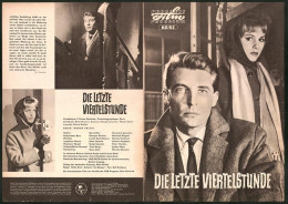 Filmprogramm PFP Nr. 68 /63, Die Letze Viertelstunde, Georges Riviére, René Havard, Regie Roger Saltel  - Zeitschriften