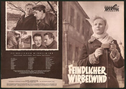 Filmprogramm PFP Nr. 105 /57, Feindlicher Wirbelwind, M. Kondratjew, W. Jemeljanow, Regie M. Kalatosow  - Magazines