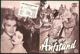 Filmprogramm DNF, Der Grosse Aufstand, Jeff Chandler, Faith Domergue, Lyle Bettger, Regie Lloyd Bacon  - Magazines