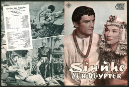 Filmprogramm DNF, Sinuhe Der Ägypter, Jean Simmone, Victor Mature, Gene Tierney, Regie Michael Curtiz  - Riviste