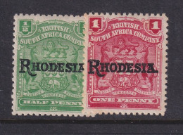 Rhodesia, Scott 82-83 (SG 100-101), MLH/HR - Rhodesia (1964-1980)