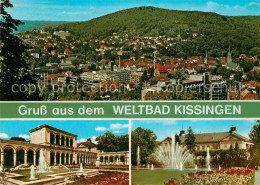 73048251 Bad Kissingen Stadtblick Kurhaus Kurpark Fontaene Bad Kissingen - Bad Kissingen