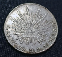 MEXICO 1885 8 REALES Silver Coin, San Luis Pi Mint MH - Double Lettering On Back - See Imgs., Nice, Scarce - Mexique