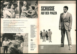 Filmprogramm Film Für Sie Nr. 63 /67, Schüsse Auf Der Piazza, Gerard Blain, Charles Vanel, Regie: Silvio Siano  - Magazines