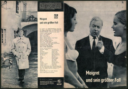 Filmprogramm Film Für Sie Nr. 93 /67, Maigret Und S. Grösster Fall, Heinz Rühmann, Eddie Arent, Regie: Alfred Weide  - Zeitschriften