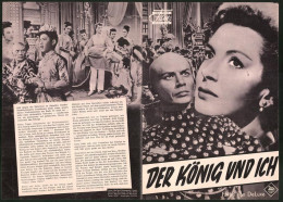 Filmprogramm DNF, Der König Und Ich, Deborah Kerr, Yul Brynner, Rita Moreno, Regie Walter Lang  - Zeitschriften