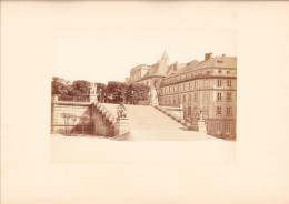 Fotografie Trockenstempel F.a.O. Brockmanns Nachfolger R. Tamme Dresden, Ansicht Dresden, Häuser Brühlschen Terrassen  - Lugares