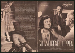 Filmprogramm IFB Nr. 457, Schweigende Lippen, Jane Wyman, Lew Ayres, Jan Sterlin, Regie Jean Negulesco  - Zeitschriften