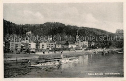 73045206 Bad Schandau Elbepartie Fahrgastschiff Bad Schandau - Bad Schandau