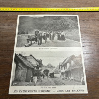 1908 PATI ÉVÉNEMENTS D'ORIENT DANS LES BALKANS Monténégro Rue De Jayee, Bosnie. - Collections