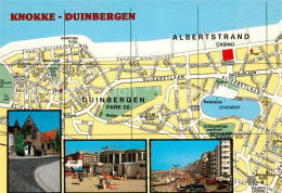 73043545 Knokke-Heist Duinbergen Park Albertstrand Strassenplan Uferpromenade St - Andere & Zonder Classificatie