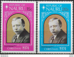 1971 Nauru Christmas 2v. MNH SG N. 127/128 - Other & Unclassified