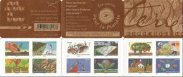 France 2011 Ecology Stamp Day Set Of 12 Stamps In Booklet MNH - Commemoratives