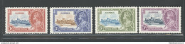 1935 Gambia, Stanley Gibbons N. 143-46 - Silver Jubilee - MNH** - Sonstige & Ohne Zuordnung