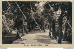 Be391 Cartolina Potenza Citta' Giardini Pubblici 1936 - Potenza