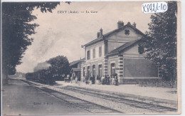 ERVY- LA GARE ET LE TRAIN - Ervy-le-Chatel