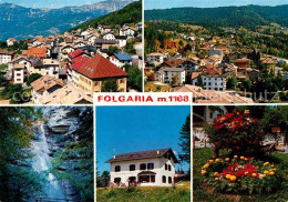 73041717 Folgaria Panorama Wasserfall Gasthof Garten Firenze - Sonstige & Ohne Zuordnung