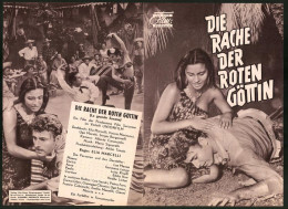 Filmprogramm DNF, Die Rache Der Roten Göttin, Lua Manoa, Germano Longo, Luisa Rivelli, Regie Elia Marcelli  - Zeitschriften