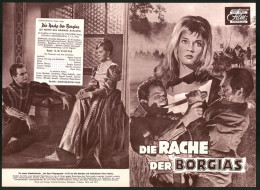 Filmprogramm DNF, Die Rache Der Borgias, Agnes Laurent, Fausto Tozzi, Kerima, Regie G. M. Scotese  - Magazines