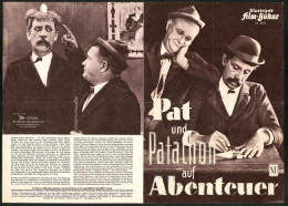 Filmprogramm IFB Nr. 3272, Pat Und Patachon Auf Abenteuer, Carl Schenstroem, Karl Madsen, Regie: Lau Lauritzen  - Zeitschriften