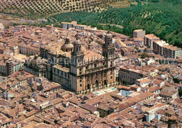 73040942 Jaen Vista Parcial Y Catedral Vista Aerea Jaen - Autres & Non Classés