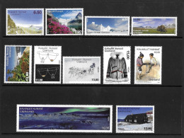 Greenland 2007 - 2019 MNH SEPAC Cat £92 - Nuovi