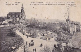 76103 01 10#0 - BONSECOURS - L'EGLISE ET LE MONUMENT DE JEANNE D'ARC - Bonsecours