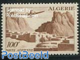 Algeria 1949 100F, Stamp Out Of Set, Mint NH, Transport - Aircraft & Aviation - Unused Stamps