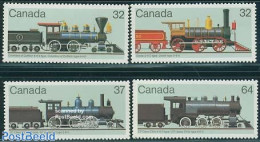 Canada 1984 Railways 4v, Mint NH, Transport - Railways - Nuevos