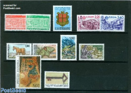 Andorra, French Post 1987 Yearset 1987, Complete, 11v, Mint NH, Various - Yearsets (by Country) - Nuevos